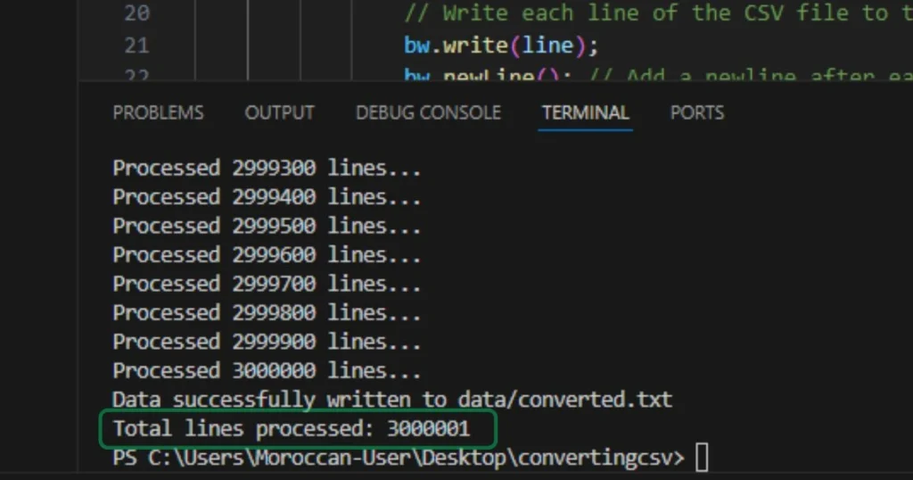 Converting CSV to String Causing Memory Issues (result)